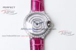 Perfect Replica Cartier Ballon Bleu 42mm Diamond Dial Automatic Watch
